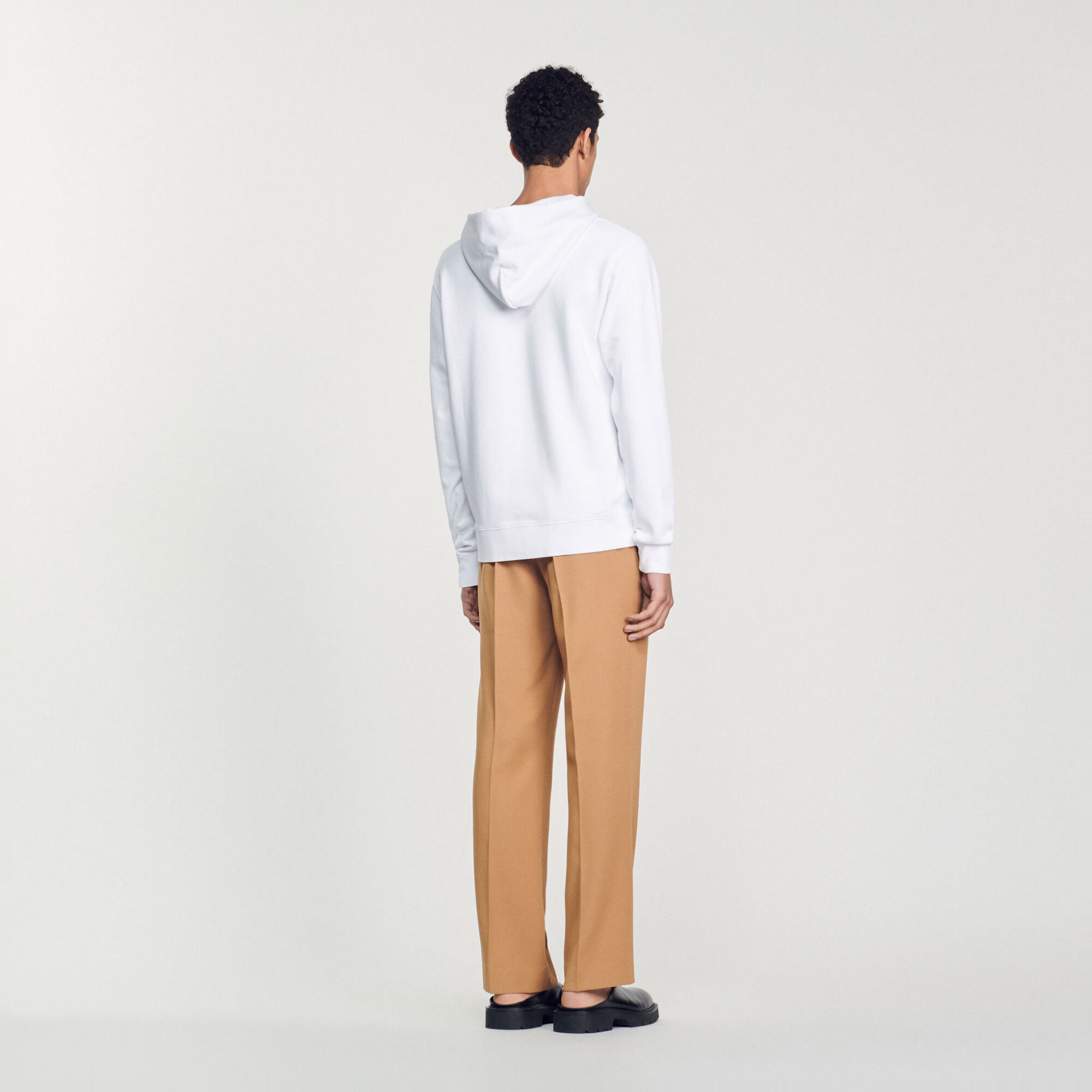 Hoodie mit Sandro Stickerei