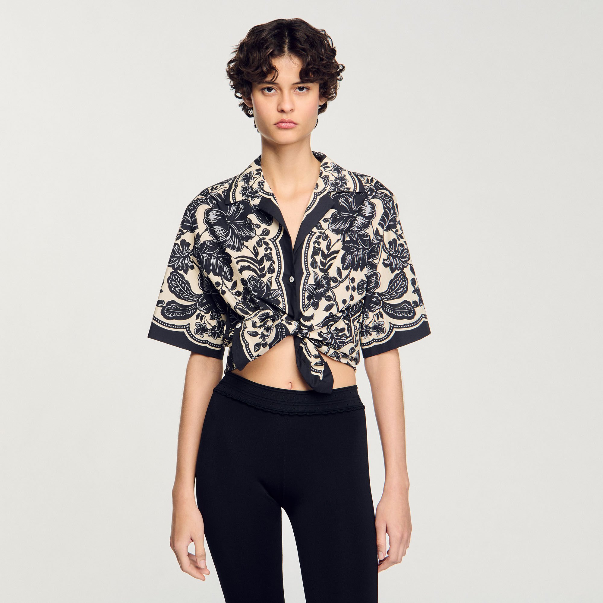 Hemd mit Blumenprint