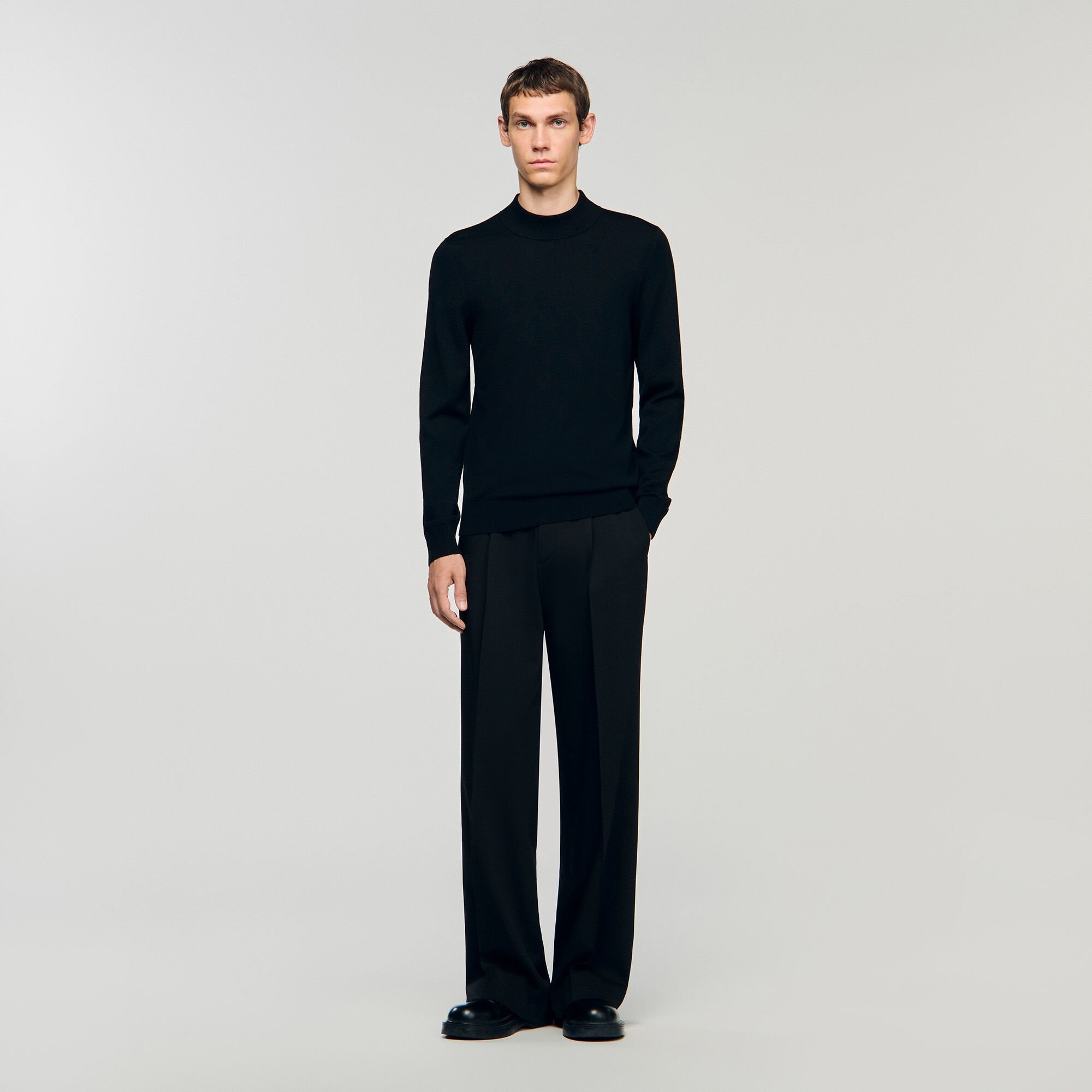 Pullover mit Stehkragen