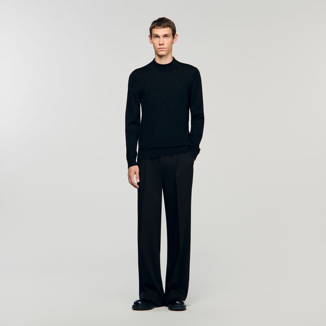 Pullover mit Stehkragen