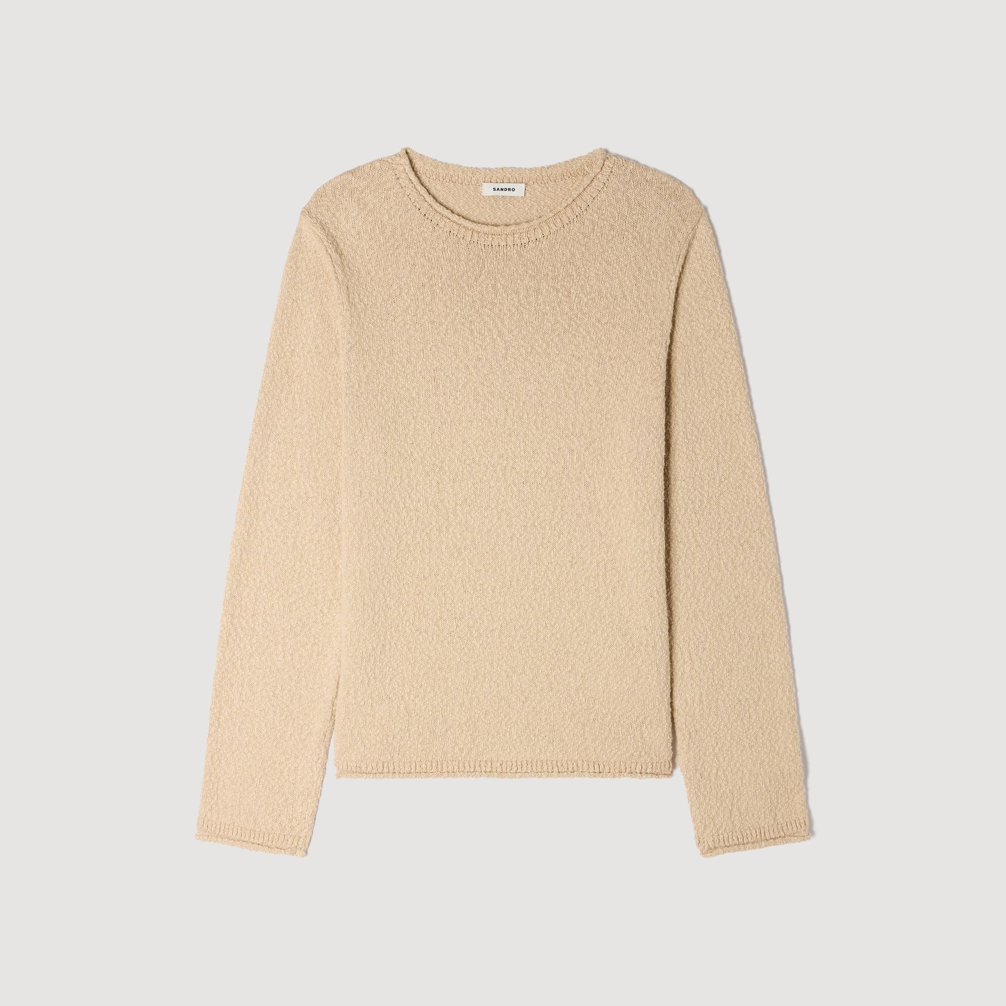 Pullover aus Baumwoll-Frottee