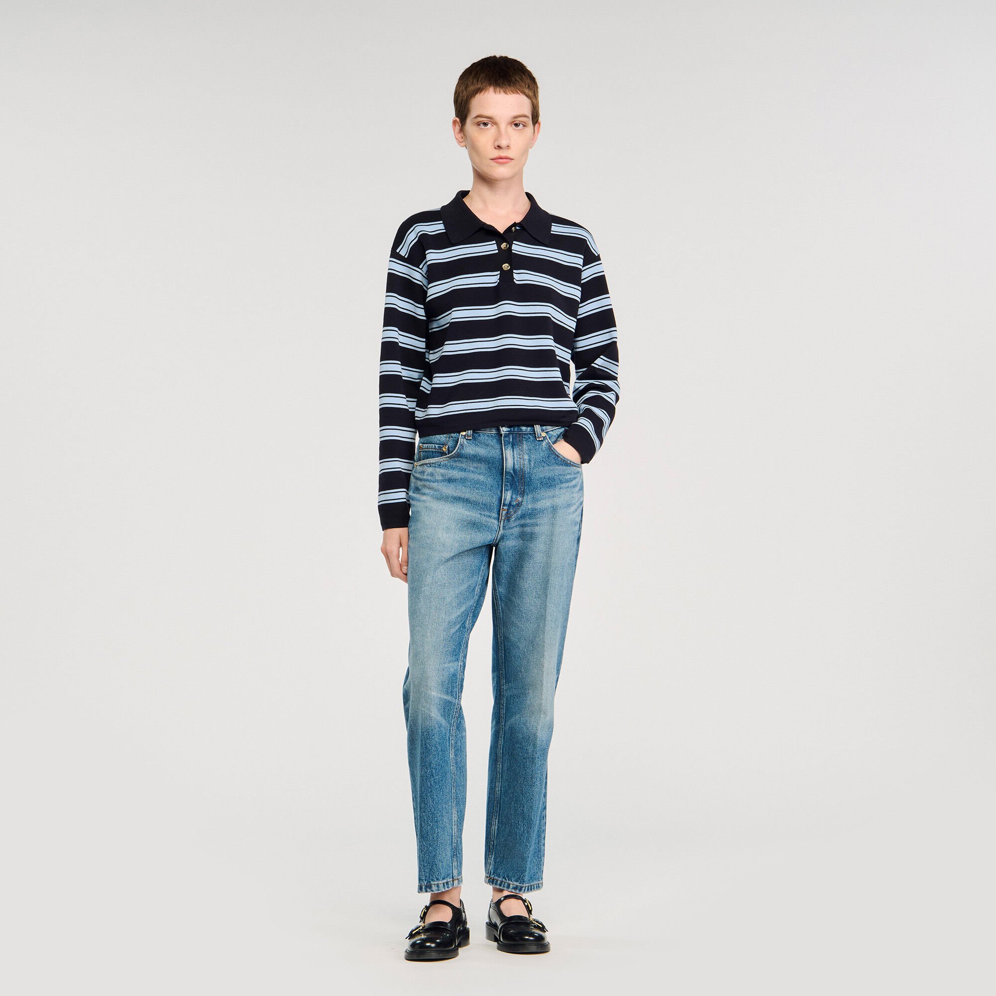 Pullover mit Streifenmuster