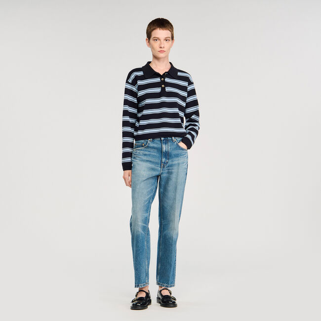 Pullover mit Streifenmuster