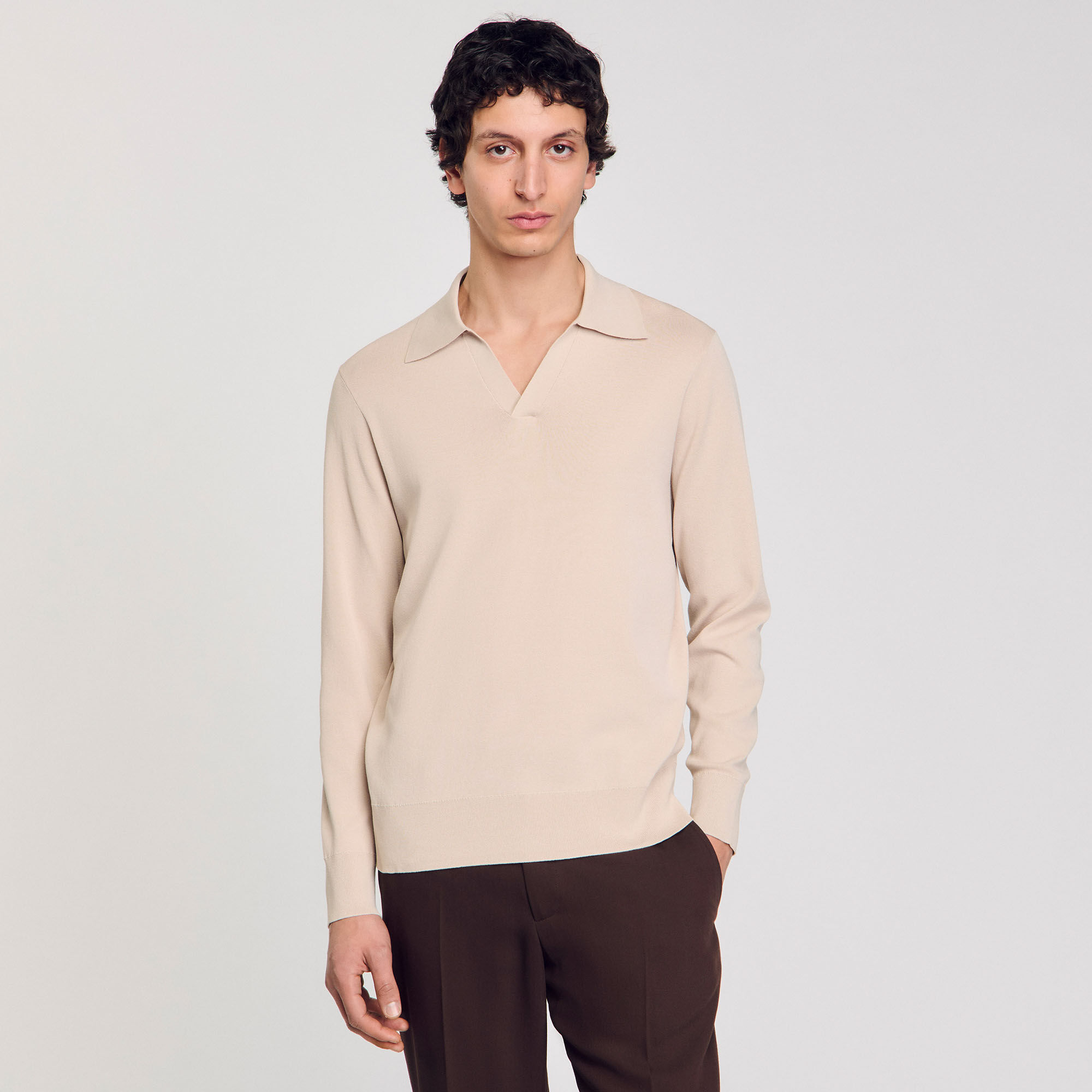 Poloshirt aus Strick