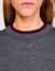 Zweifarbiger kurzer Pullover
