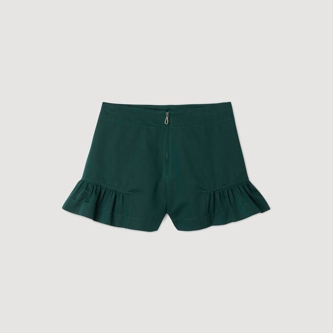 Shorts mit Volants