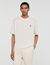T-Shirt mit Leder-Logo