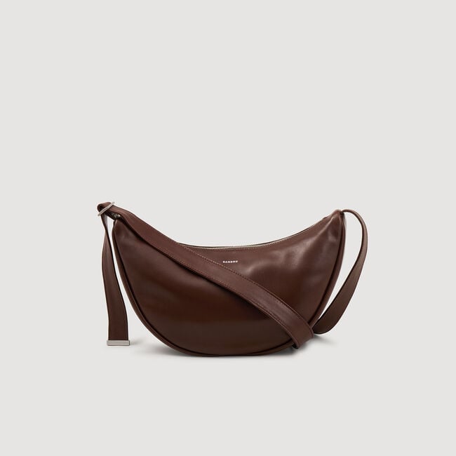 Kleine Hobo-Tasche aus Leder