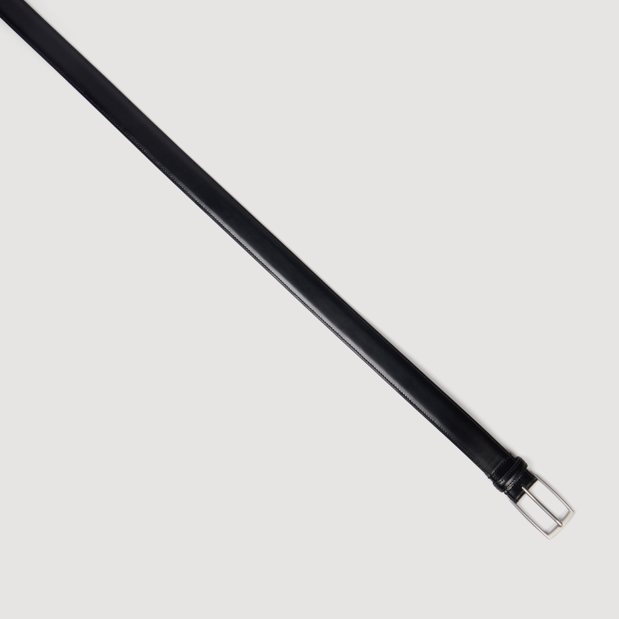 Lederg&uuml;rtel mit Rechteckschnalle