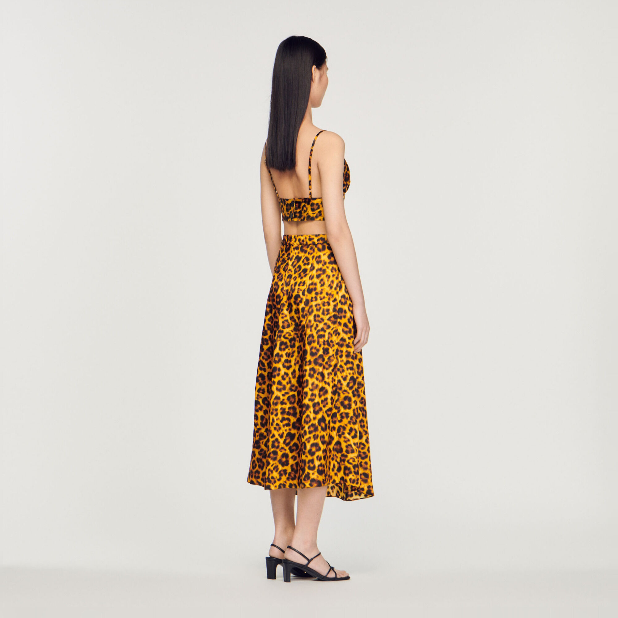 Rock mit Leopardenprint