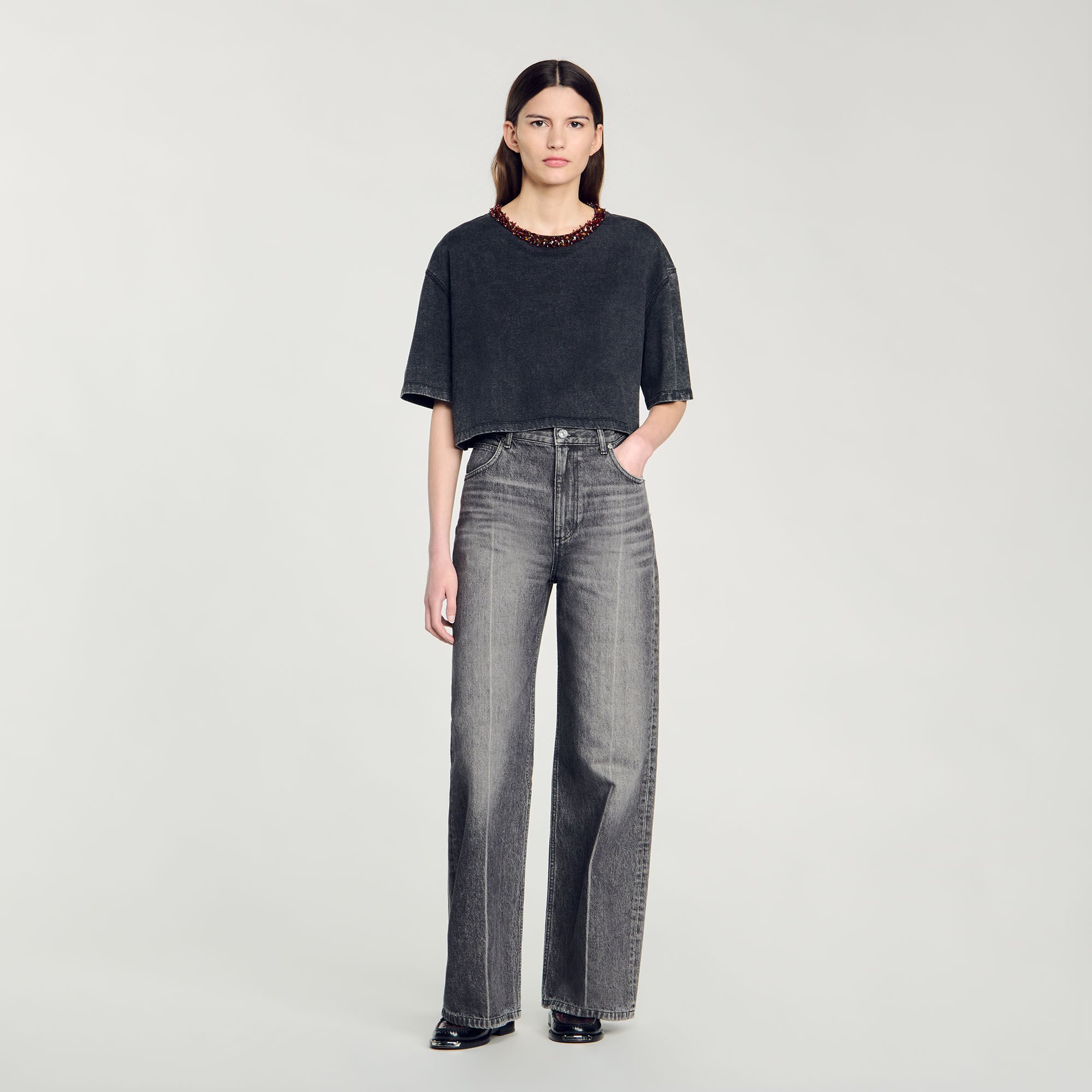 Sandro paris t shirt outlet