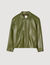 Lederjacke mit Reißverschluss