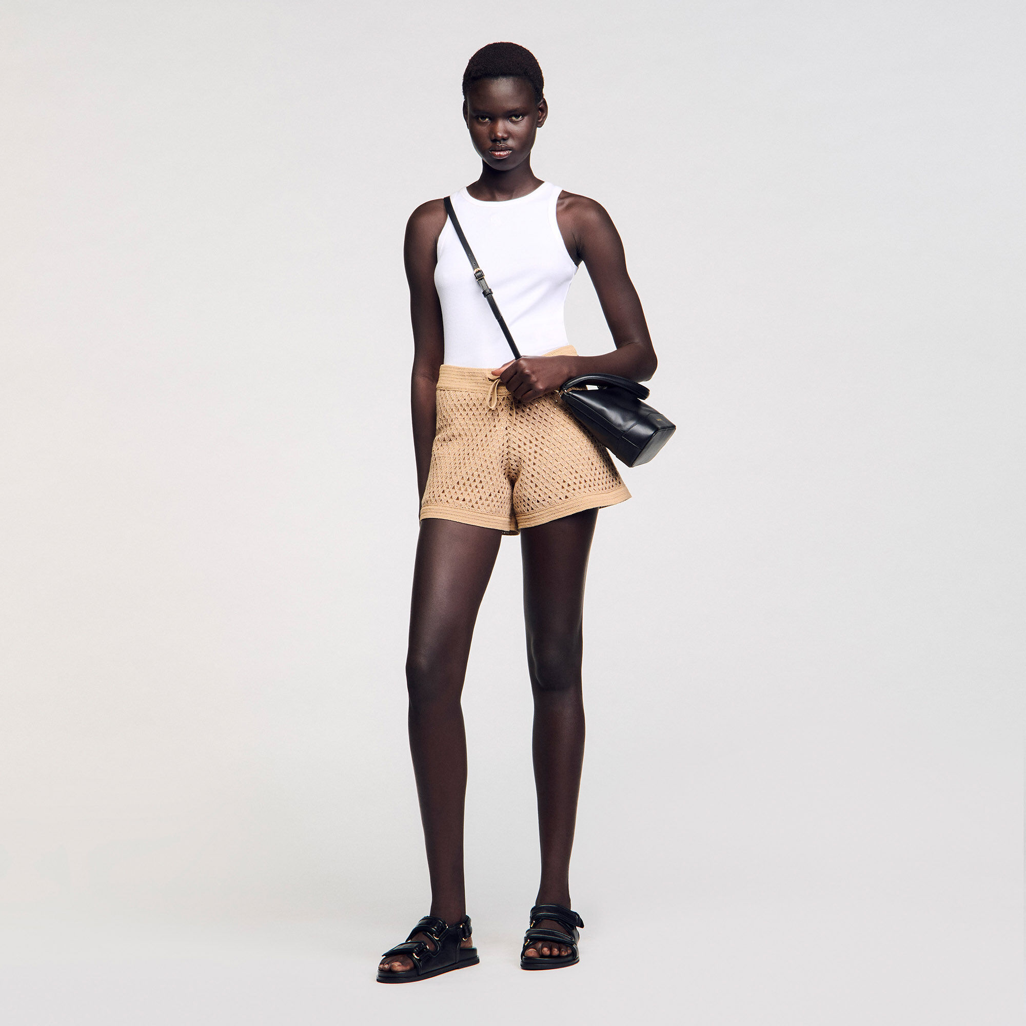 Shorts mit Strass