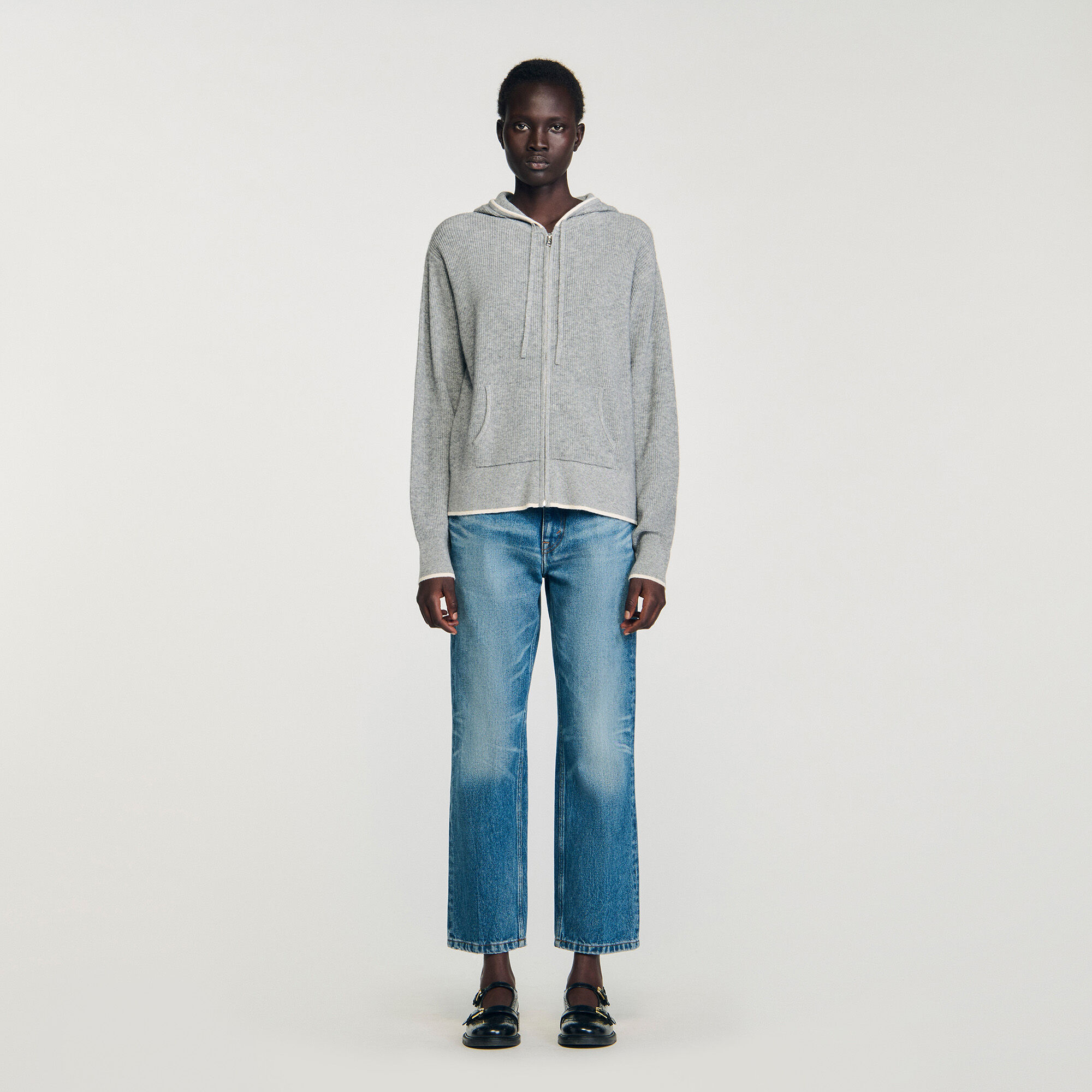 Cardigan mit Kapuze