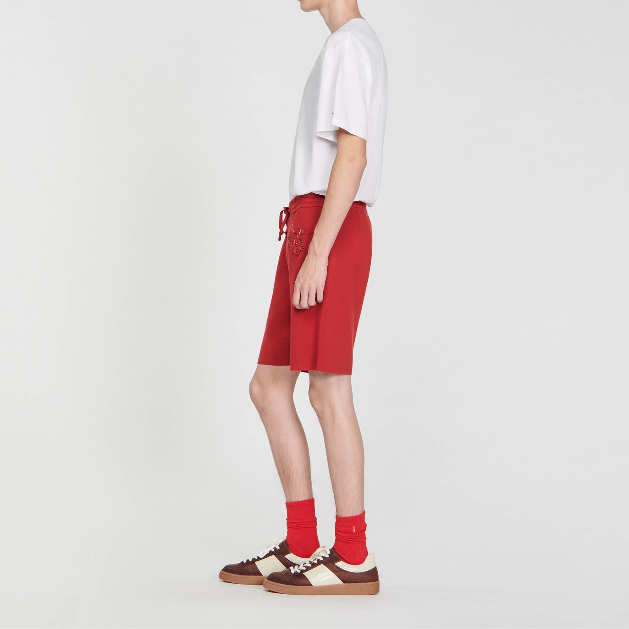 Shorts mit Drachen