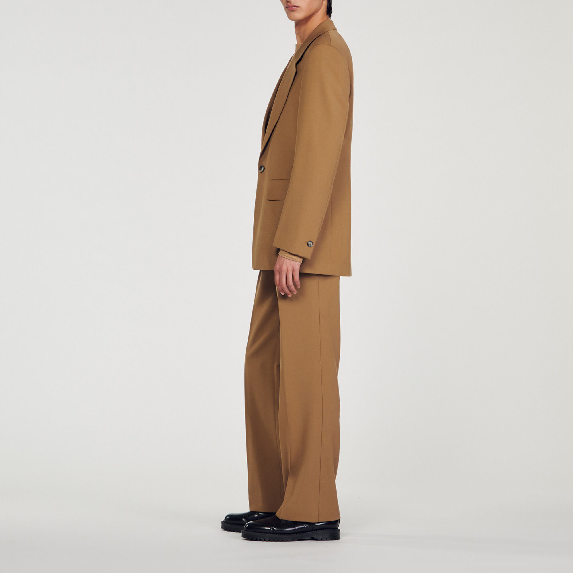 Anzugjacke aus Wolle