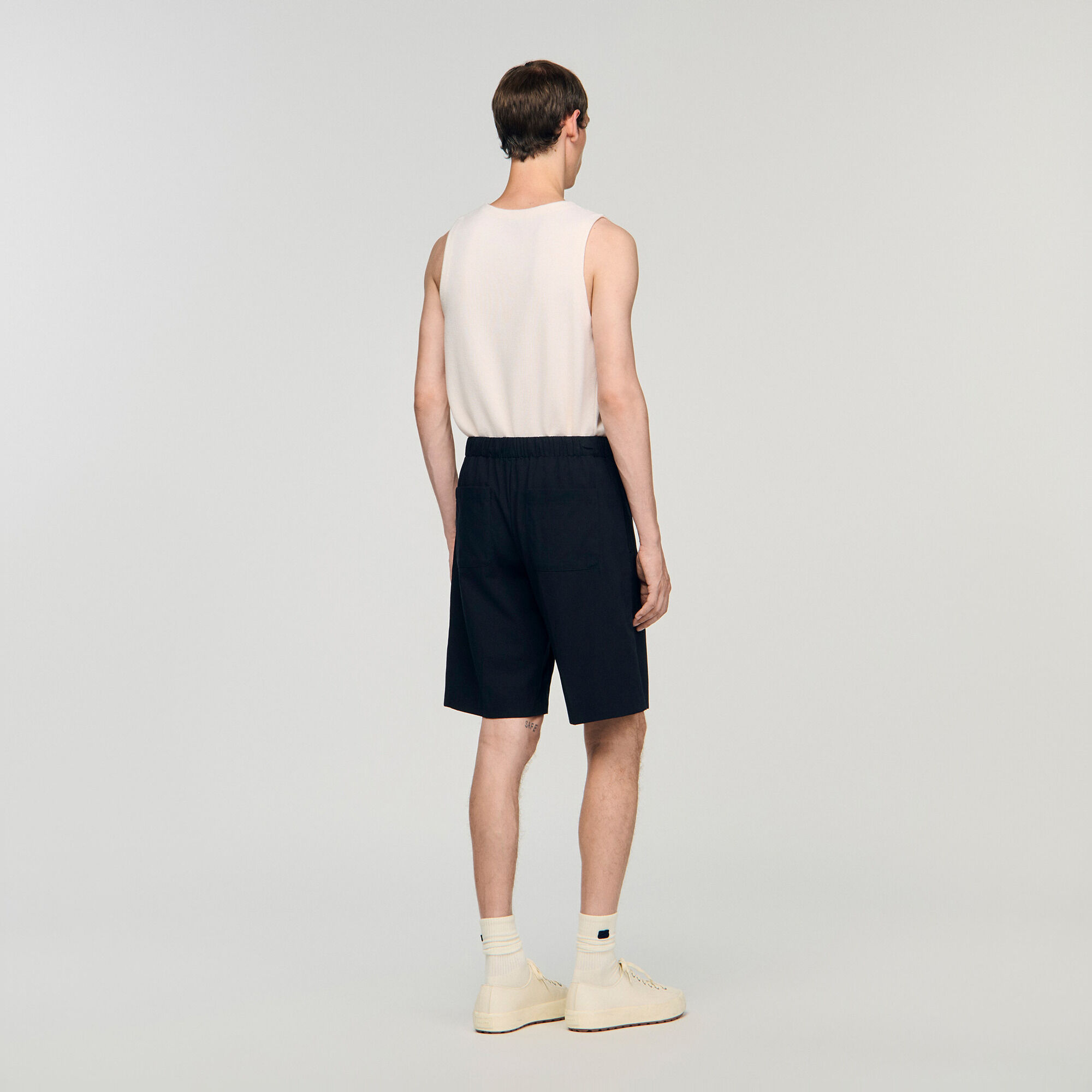 Baumwollshort mit elastischem Bund - Herren | Sandro