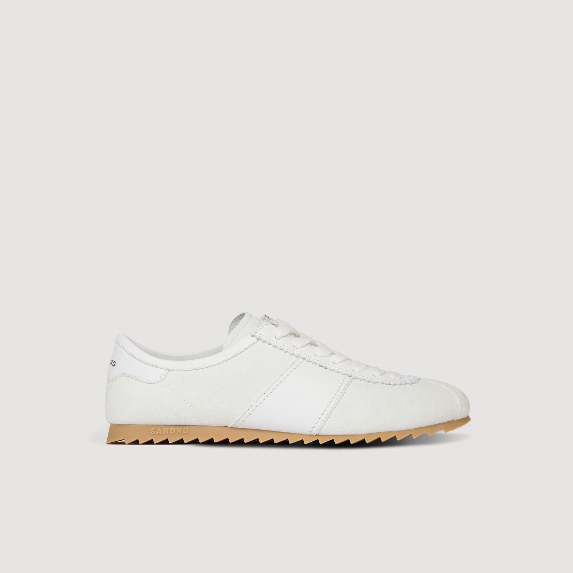 Niedrige Leder- & Wildledersneakers