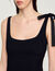 Kurzes Kleid aus Materialmix
