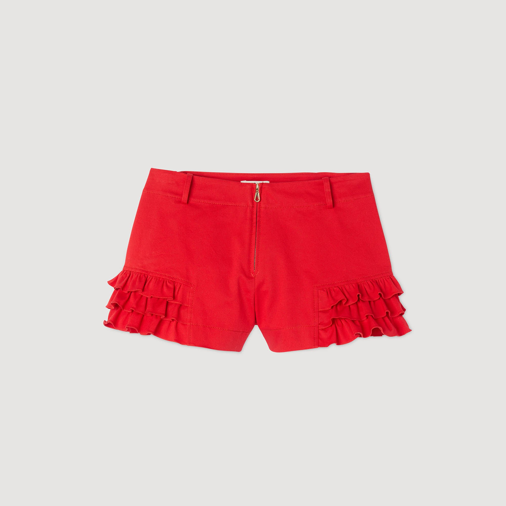 Shorts mit Volants