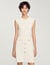 Kurzes Kleid aus Rippenstrick