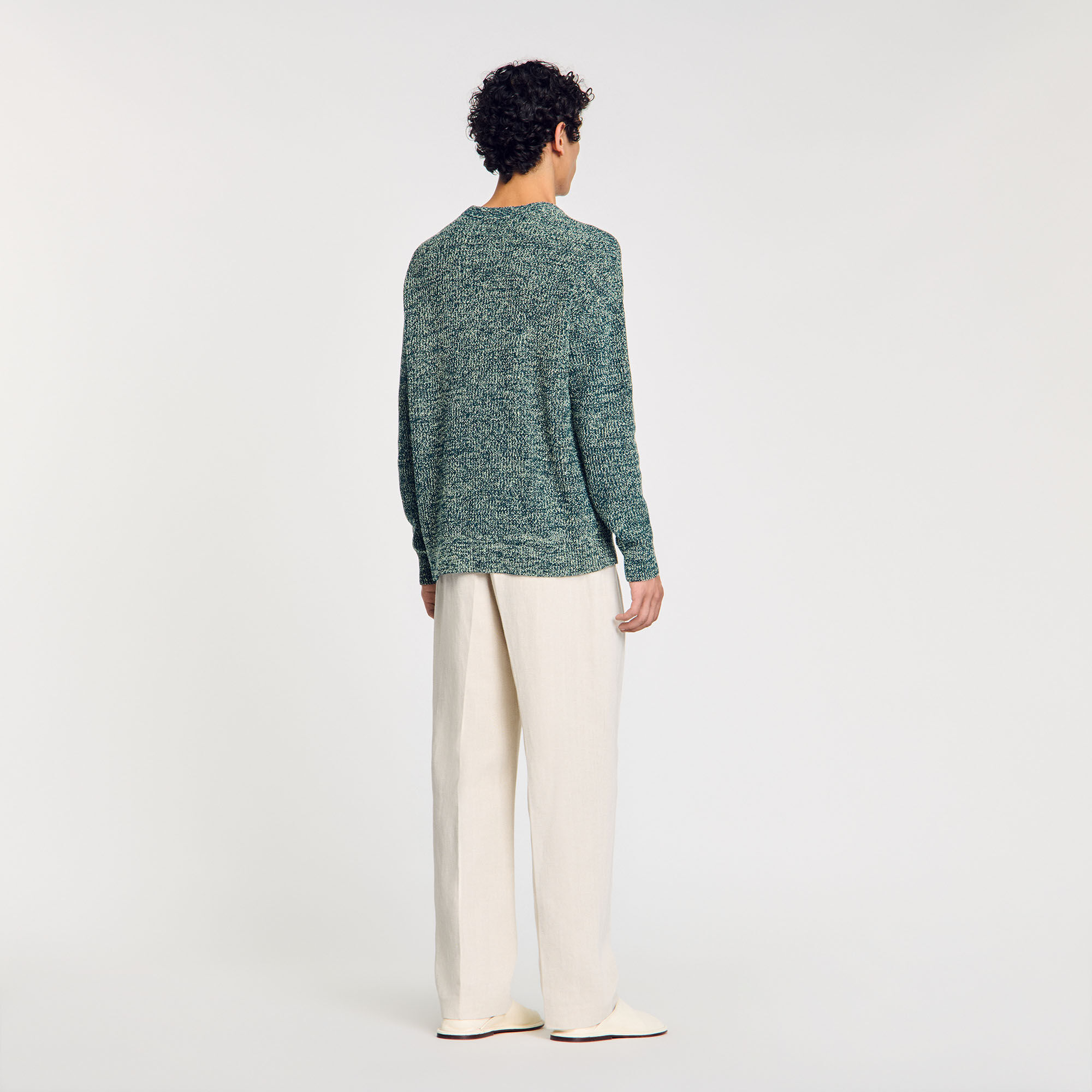 Pullover aus Chenille-Garn