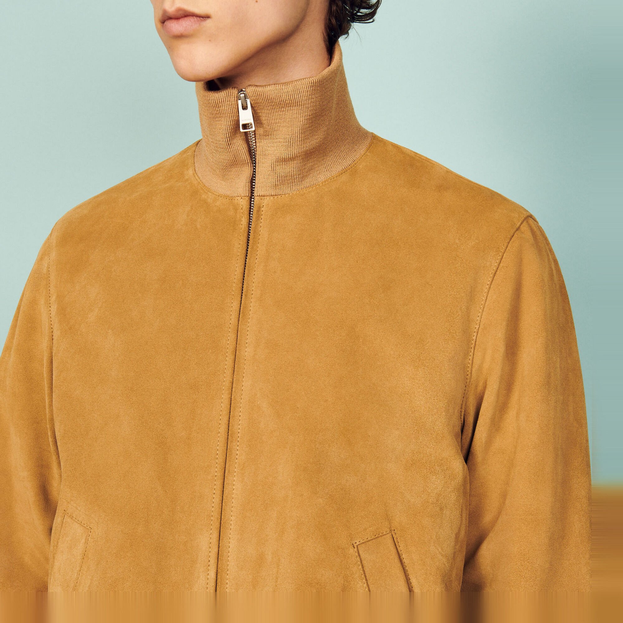 Blouson aus Leder