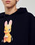 Kapuzensweatshirt mit Kaninchenprint