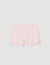 Gestreifte Shorts mit Strassbesatz