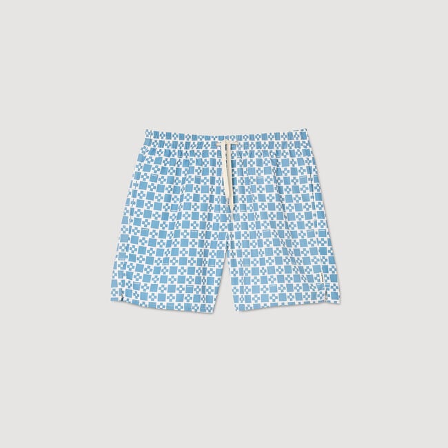 Badehose mit Square Cross