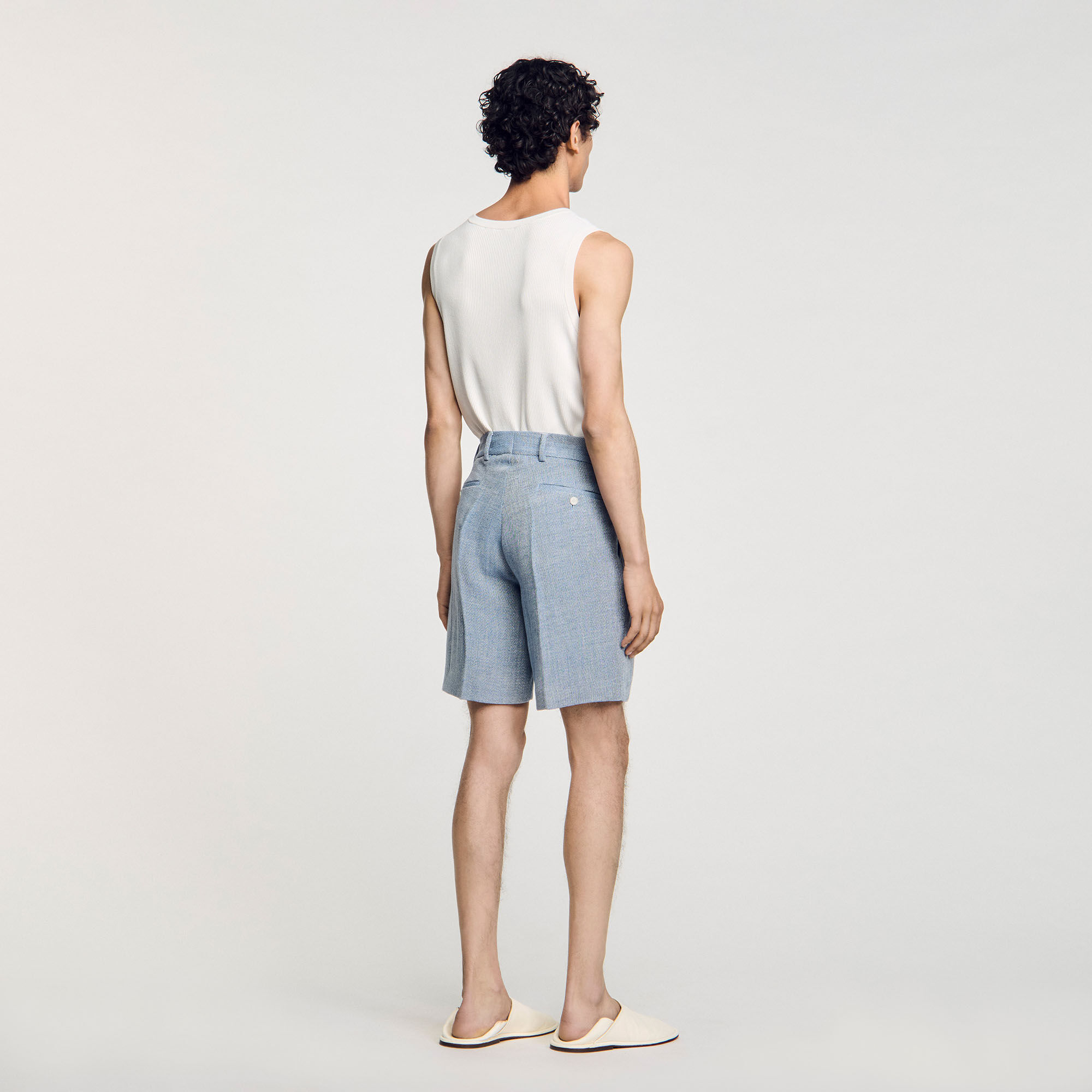Shorts mit Falte