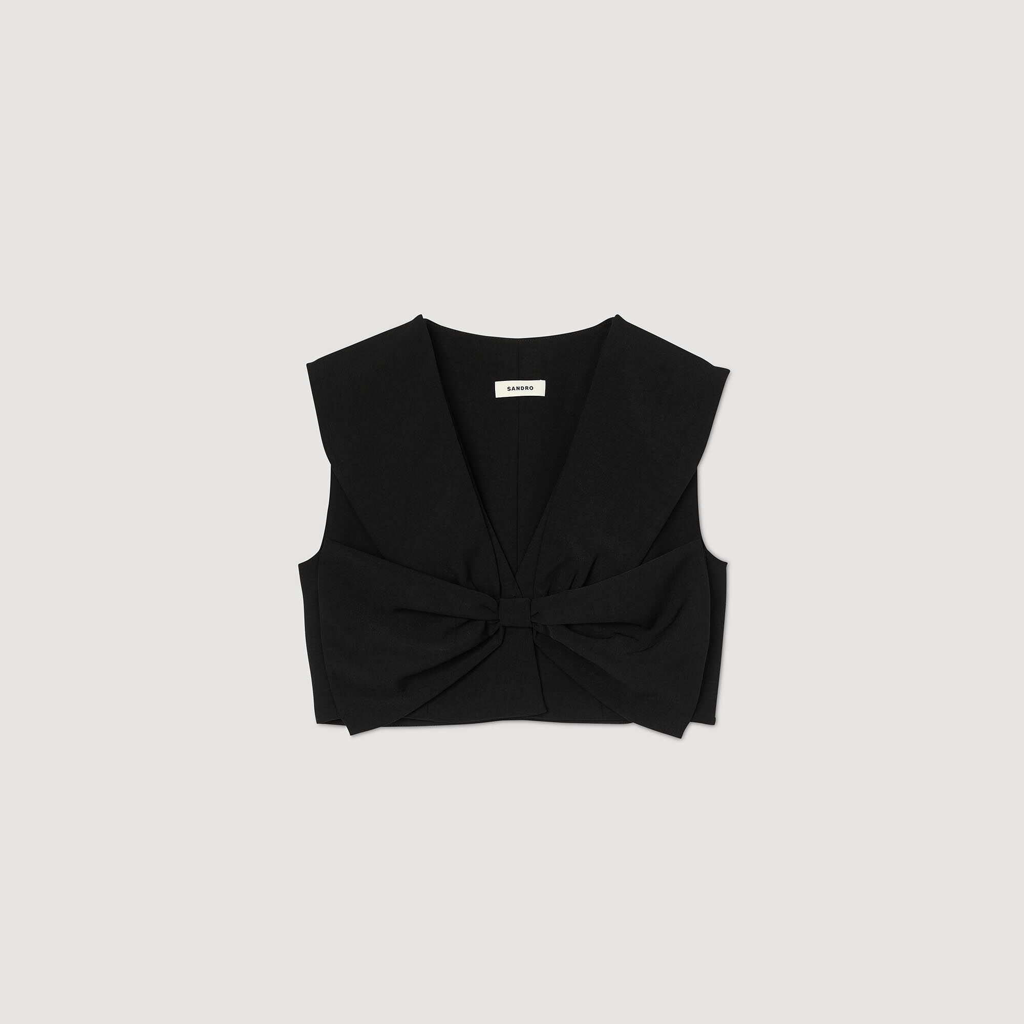 Kurzes Satin-Top