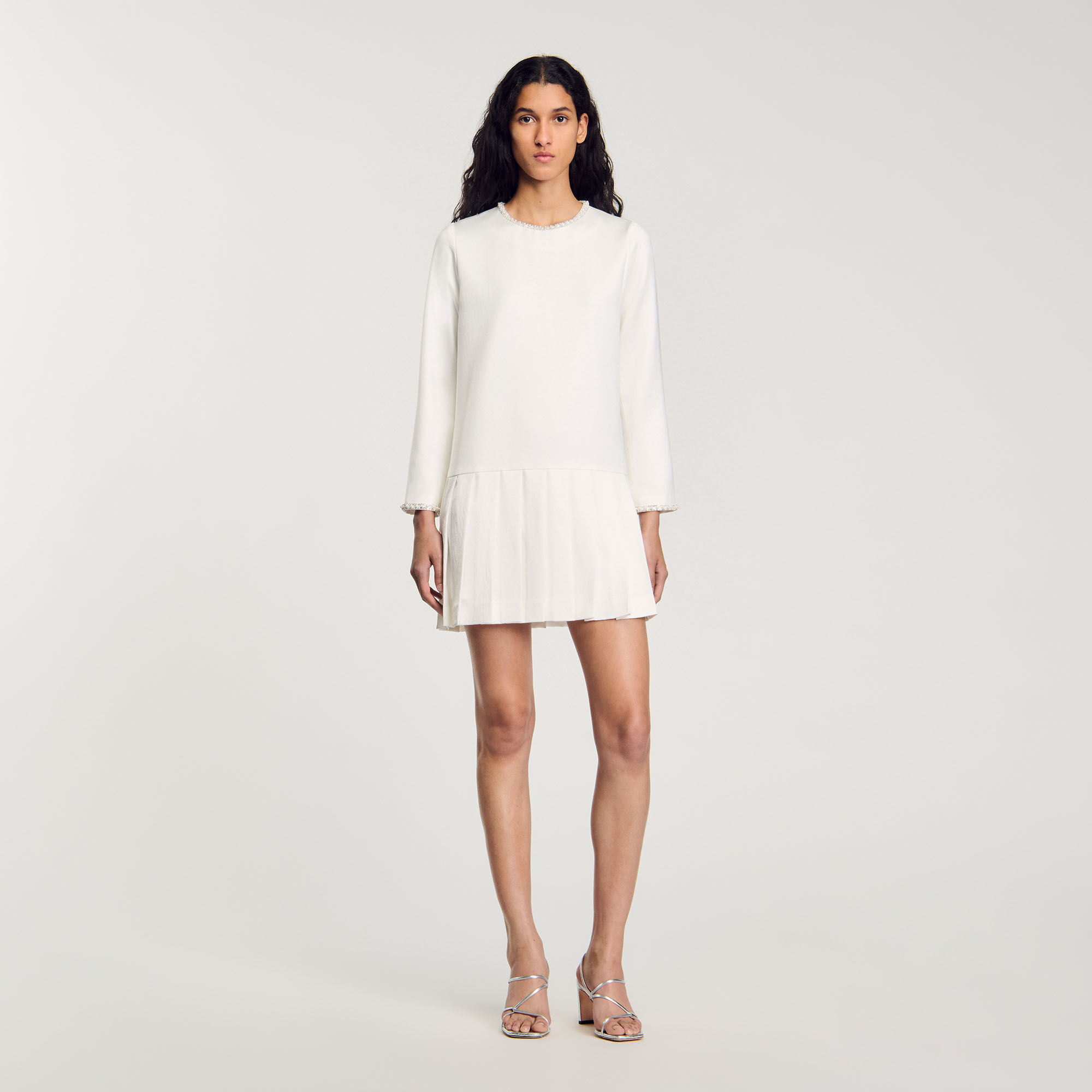 Sandro dress white top