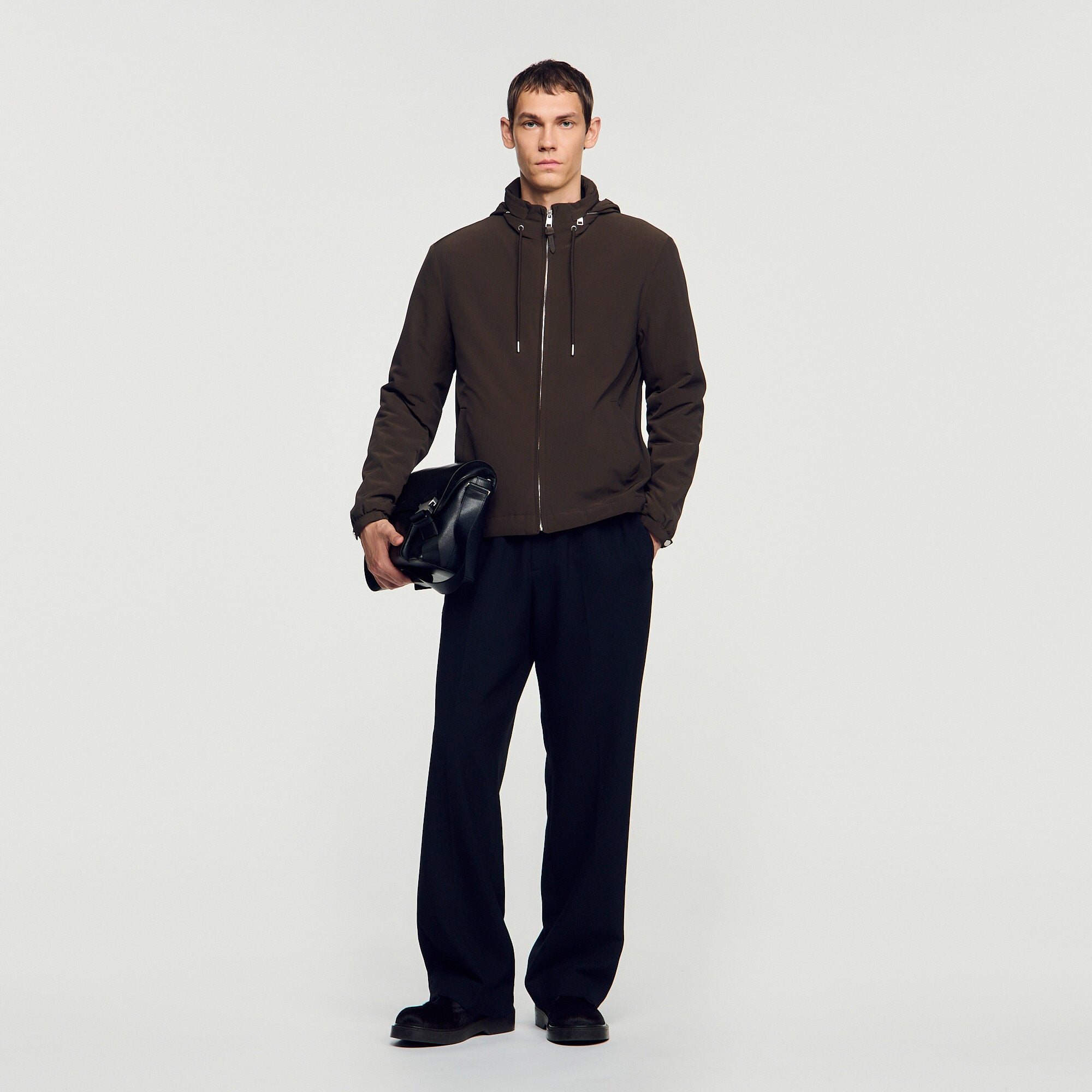 Kapuzenblouson mit Rei&szlig;verschluss - Herren | Sandro