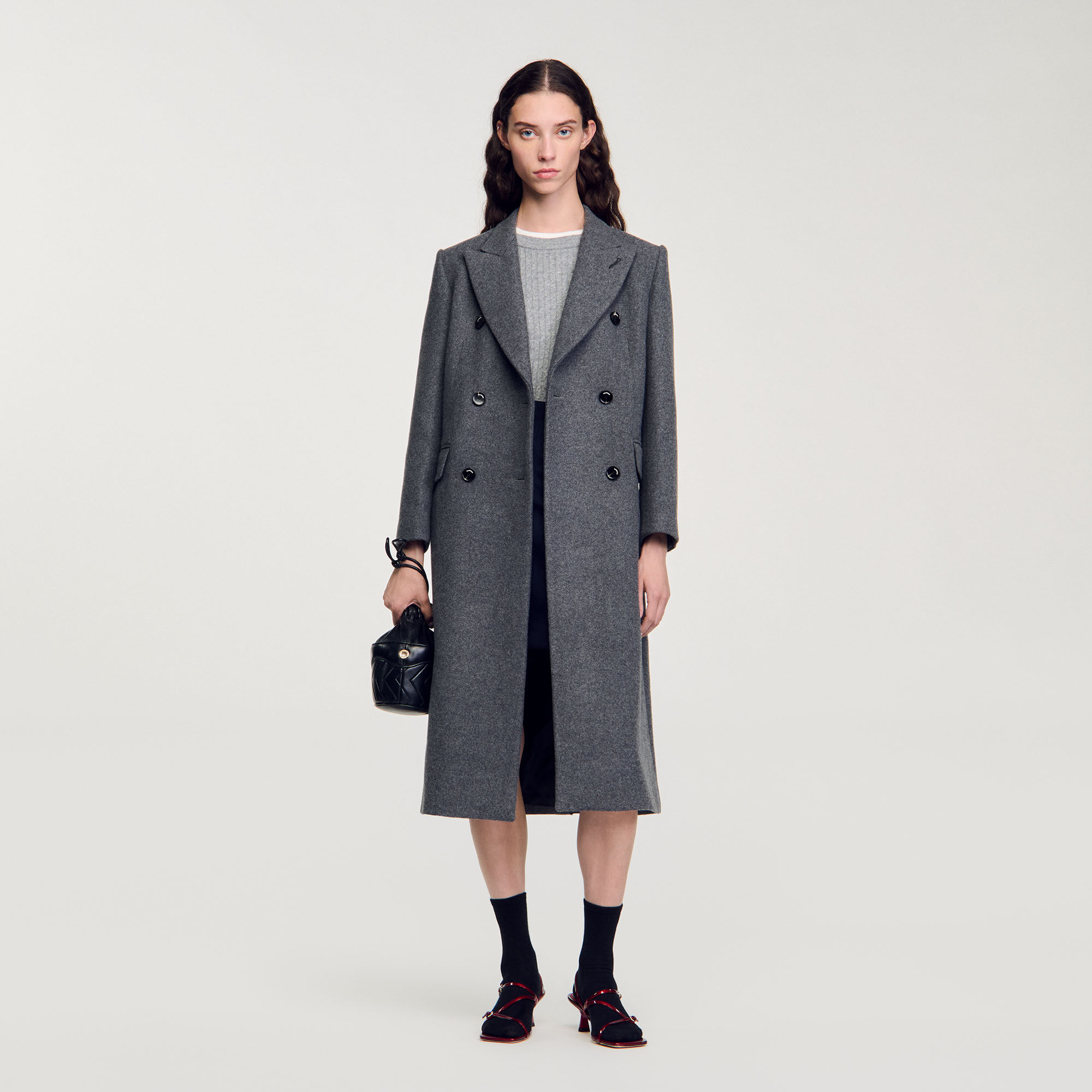 Elegant Mantel fur Damen Sandro Paris
