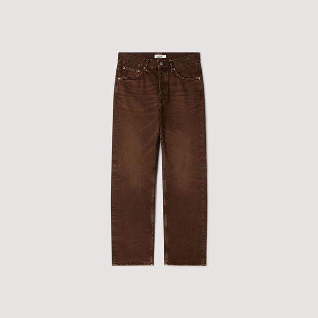 Regular-Jeans im Washed-Look
