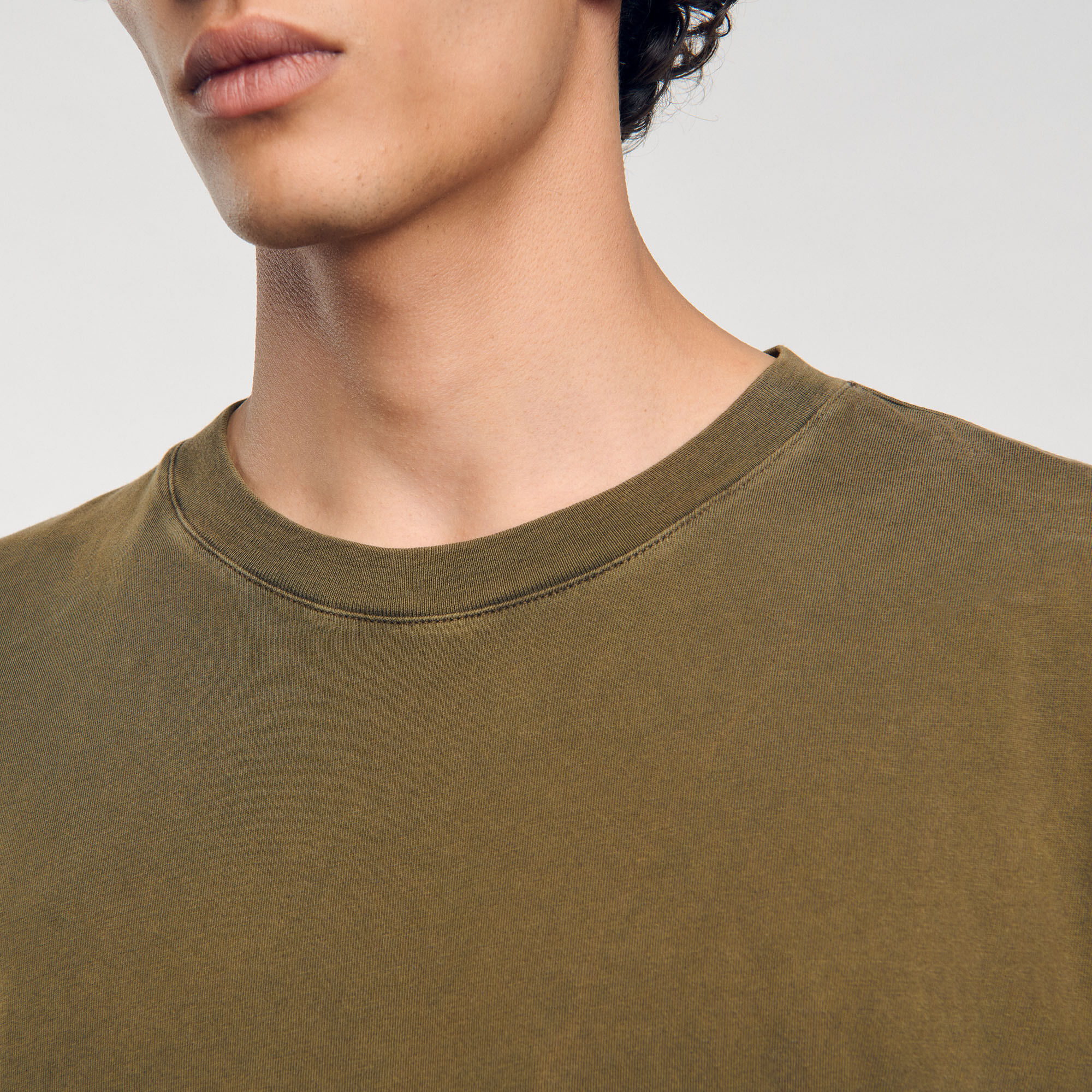 T-Shirt mit verwaschener Optik