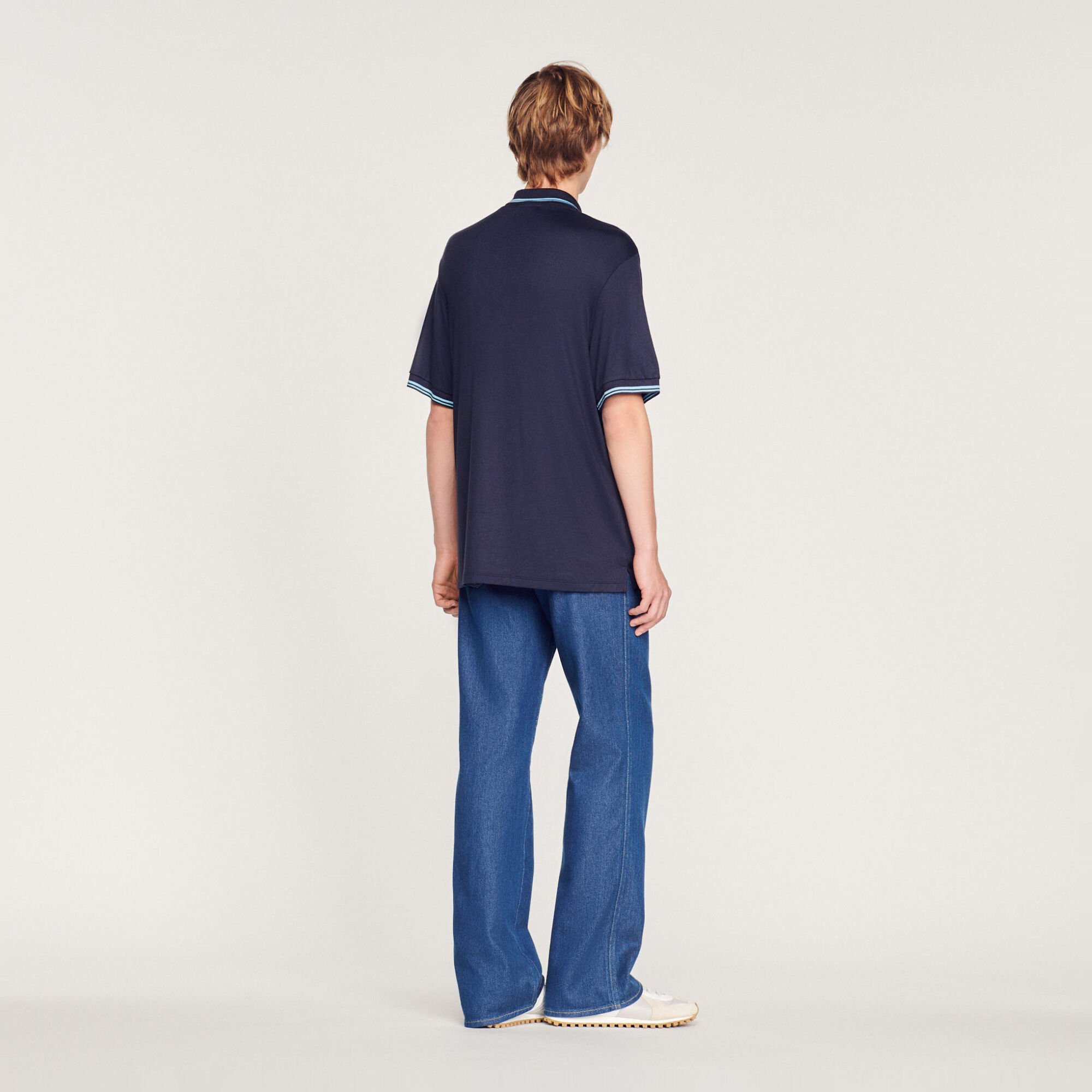 Poloshirt mit Einfassbändern