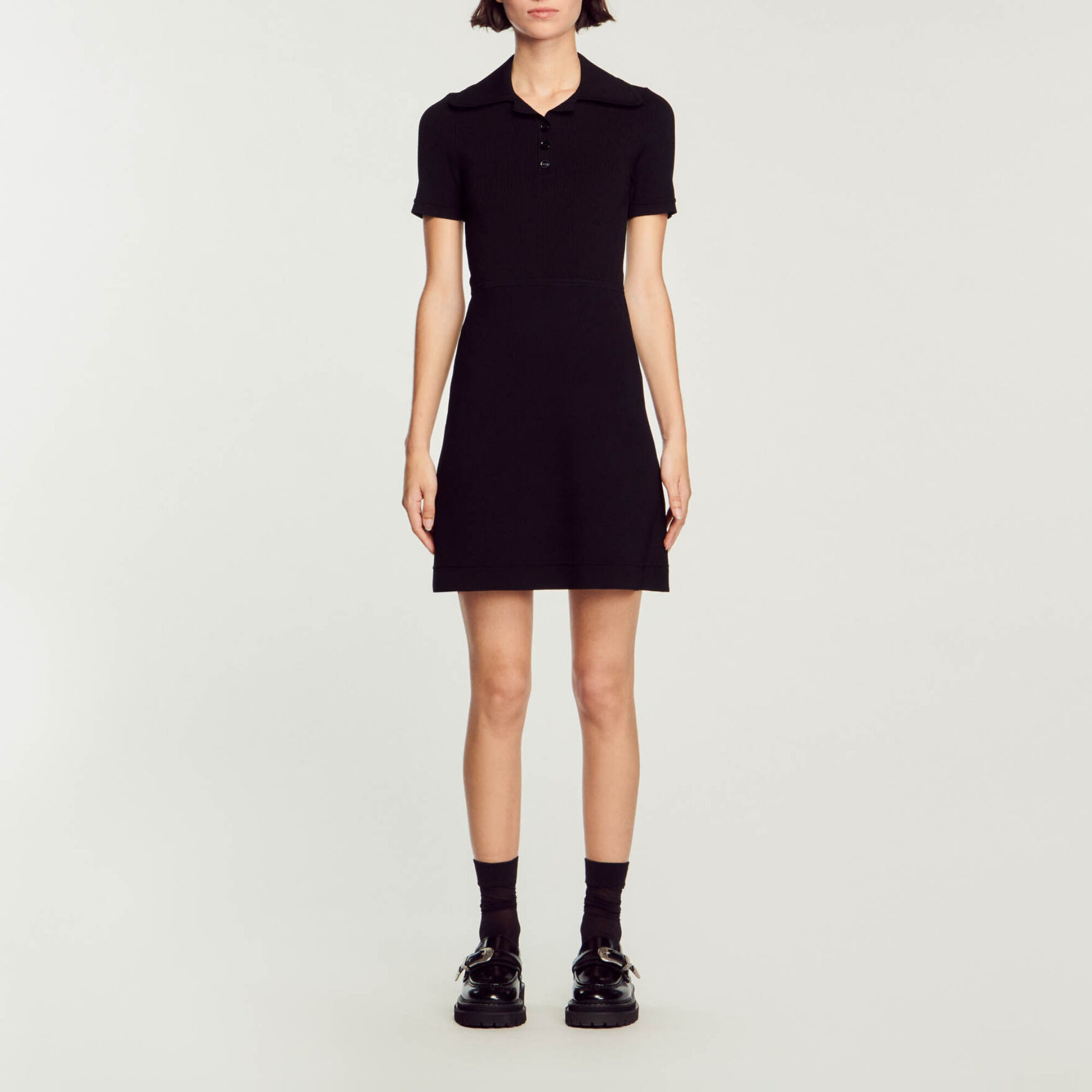 Kleid aus Rippstrick