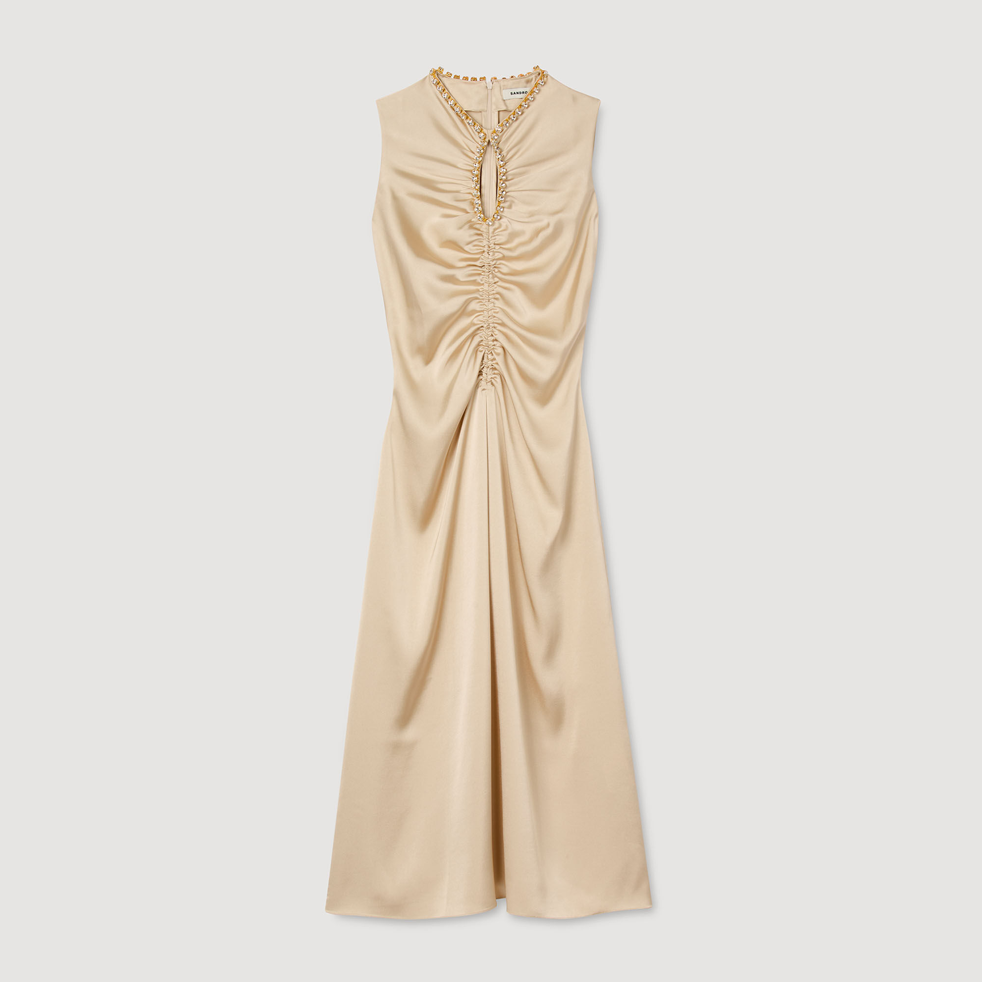 Midikleid mit Strassbesatz