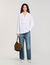 Beuteltasche aus Leder und Wildleder