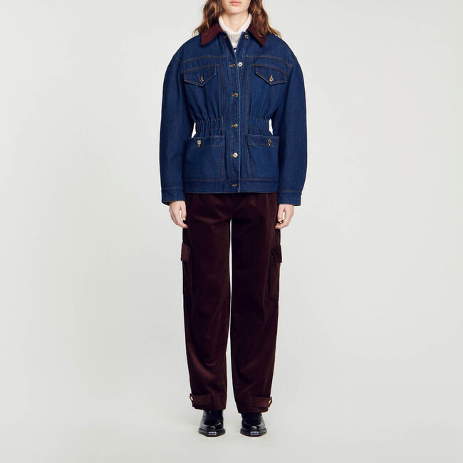 Wendbare Jeans-Jacke