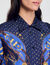 Hemdbluse aus Seide mit Druckmotiv