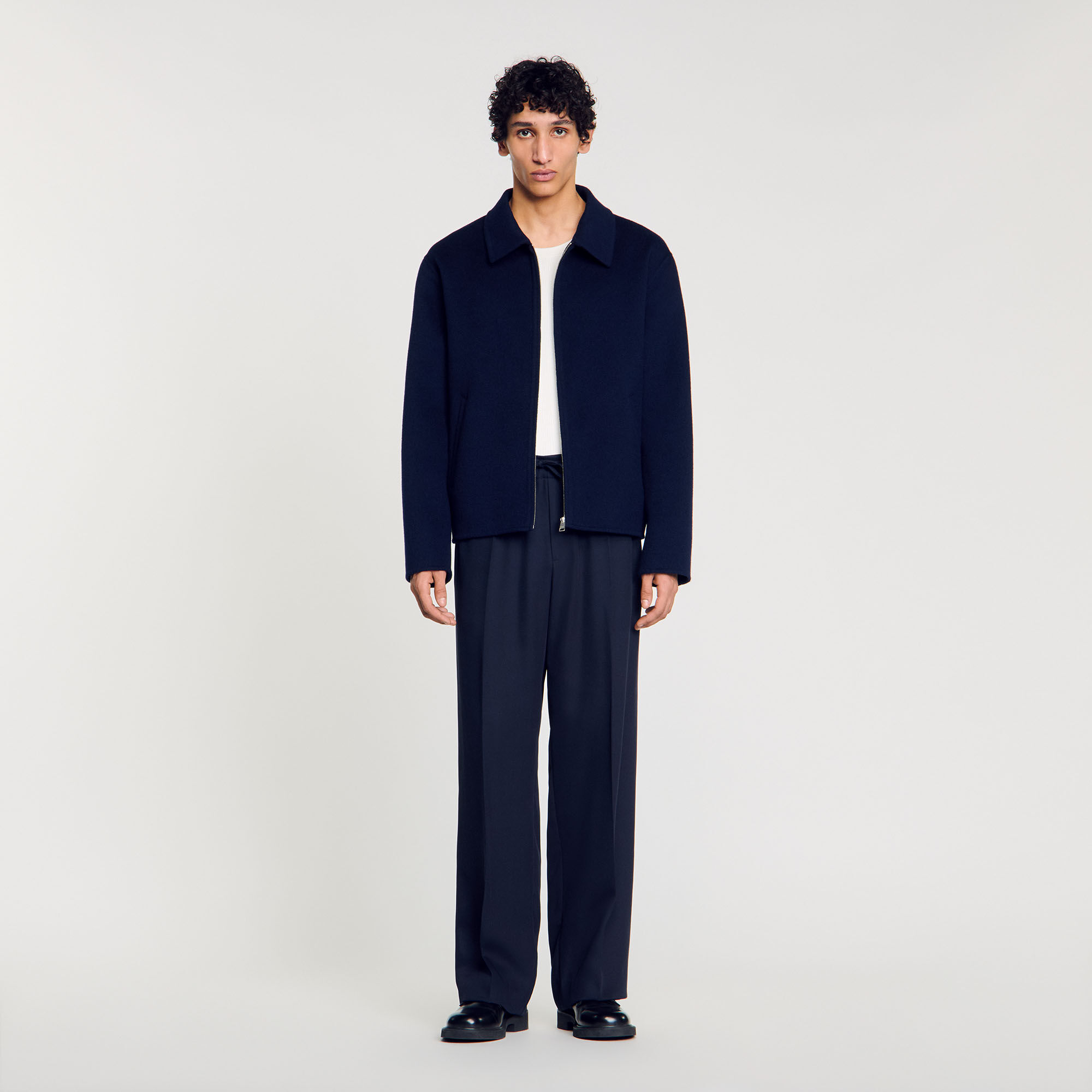 Blouson aus Doubleface-Wolle