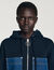 Sweatshirt aus Strick und Denim