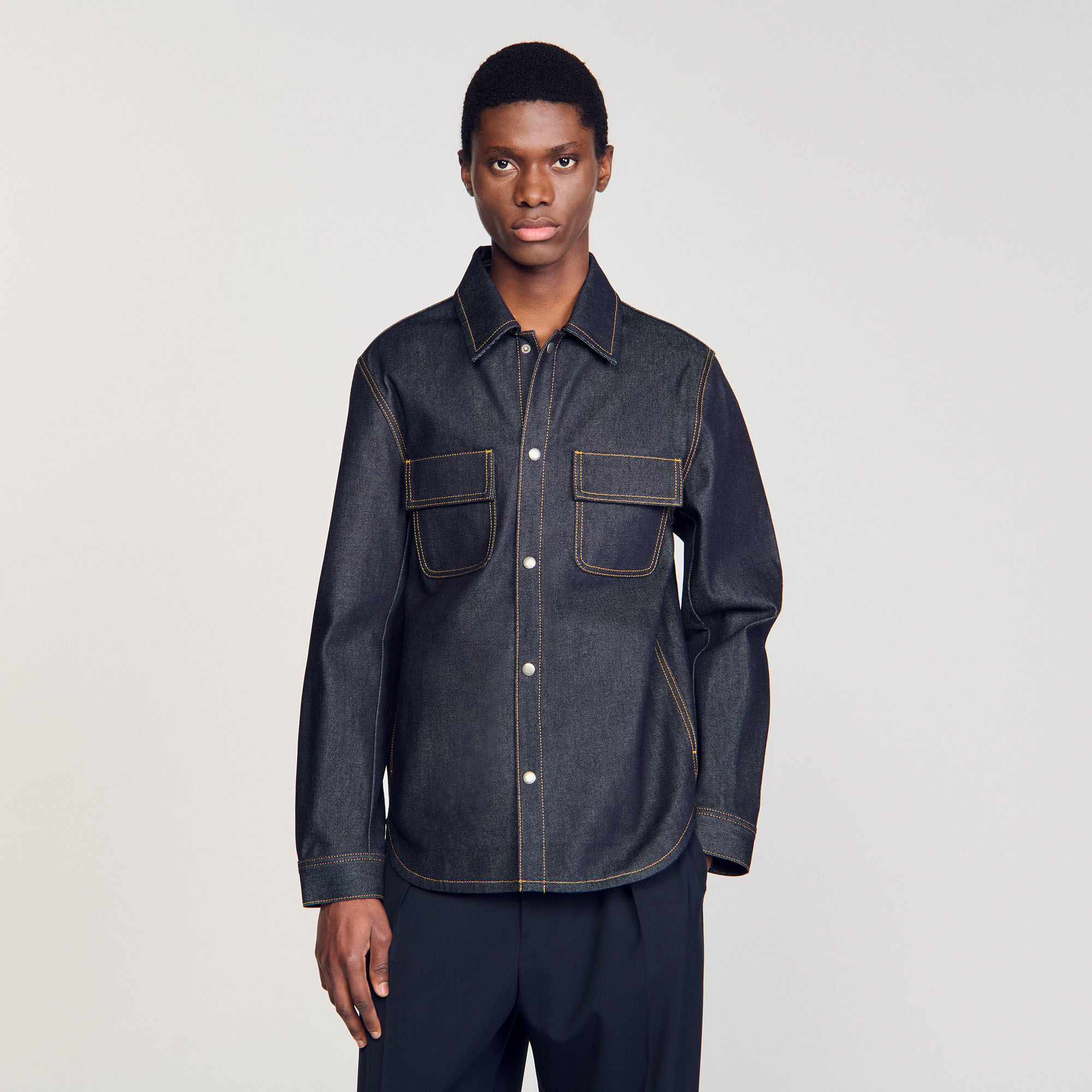 Überhemd aus Jeansstoff