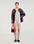 Shorts aus Strick mit Rautenmuster