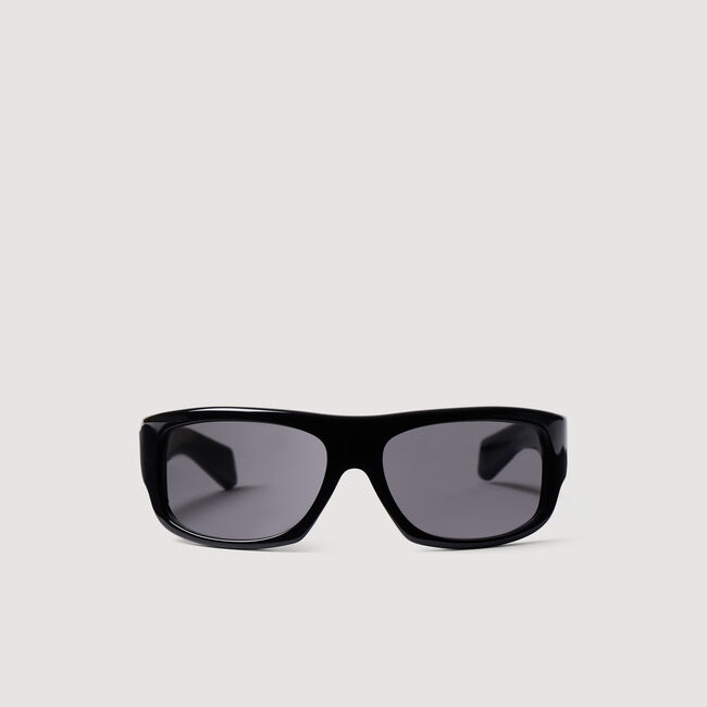 Dicke Sonnenbrille aus Acetat