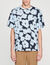 Baumwoll-T-Shirt Blumenmotiv Blur-Effekt