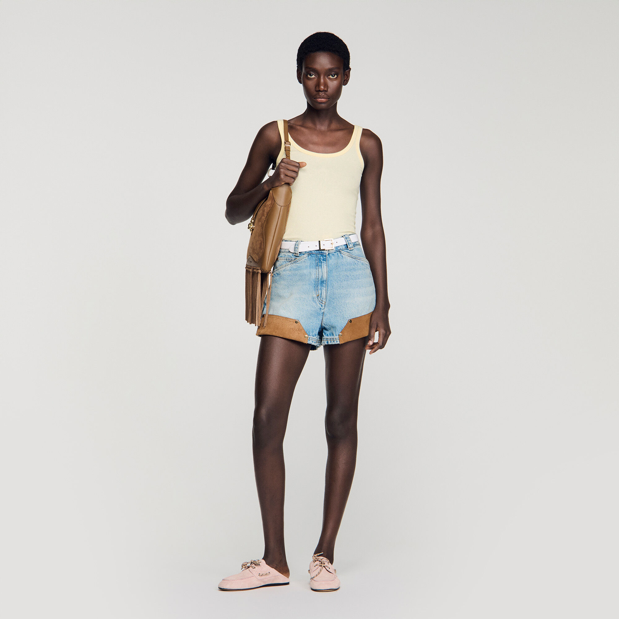 Tr&auml;gertop aus Rippstrick